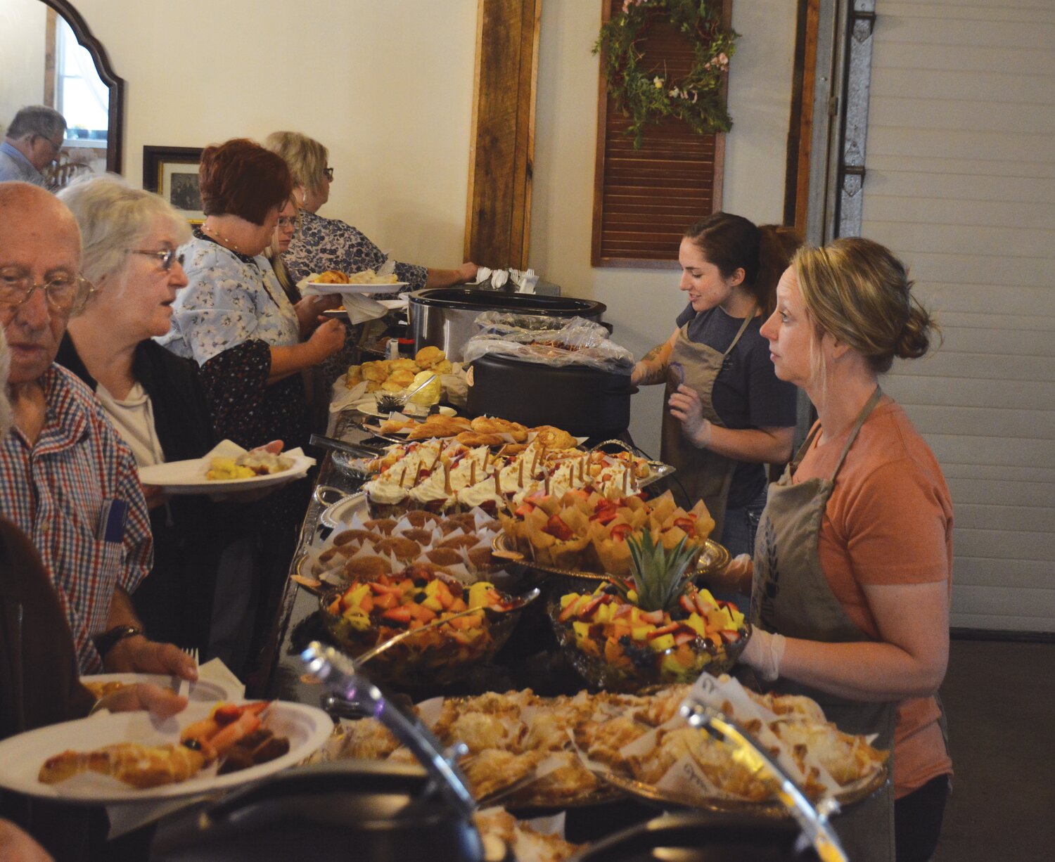 Attendees at the Thursday, May 4, National Day of Prayer Breakfast enjoyed a bountiful breakfast spread provided by Betty Jane’s Kitchen.